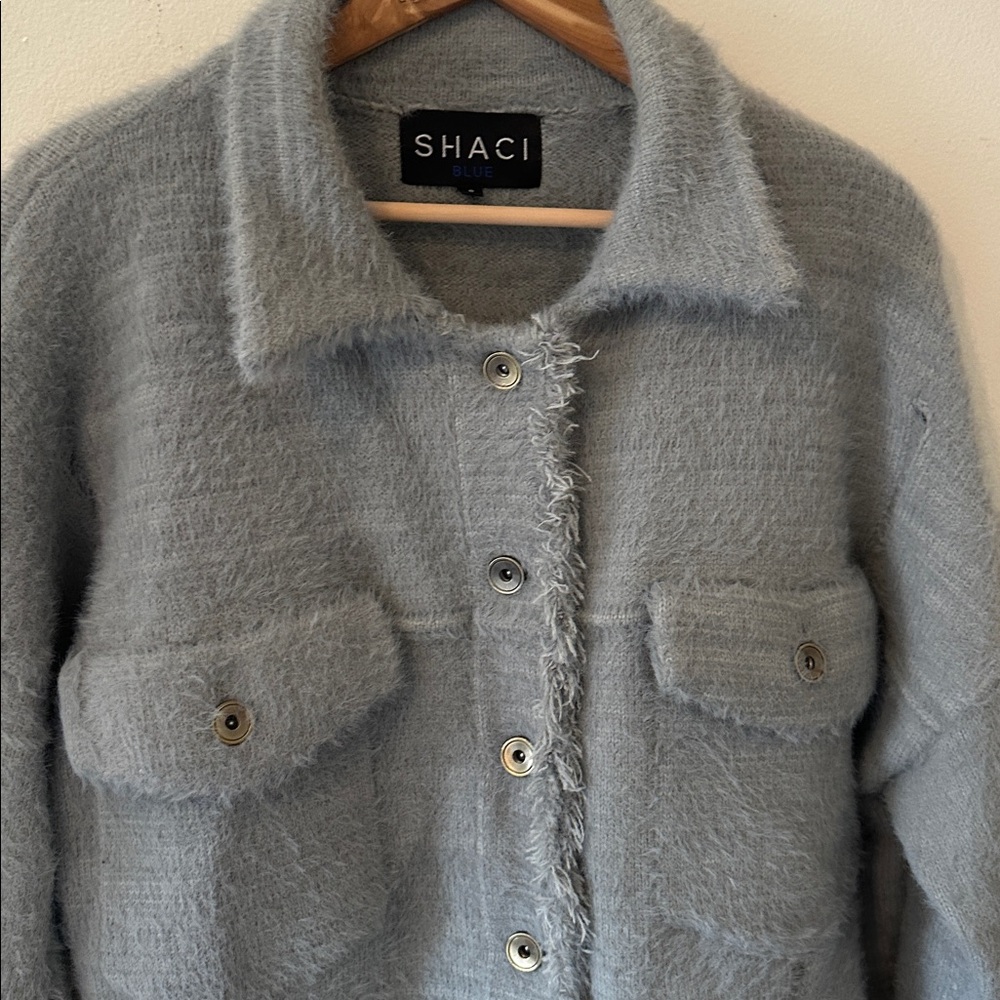 Shaci Cropped Collared Jacket - Size Small - Picture 4 of 10